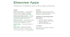 Desktop Screenshot of elsewiseapps.com